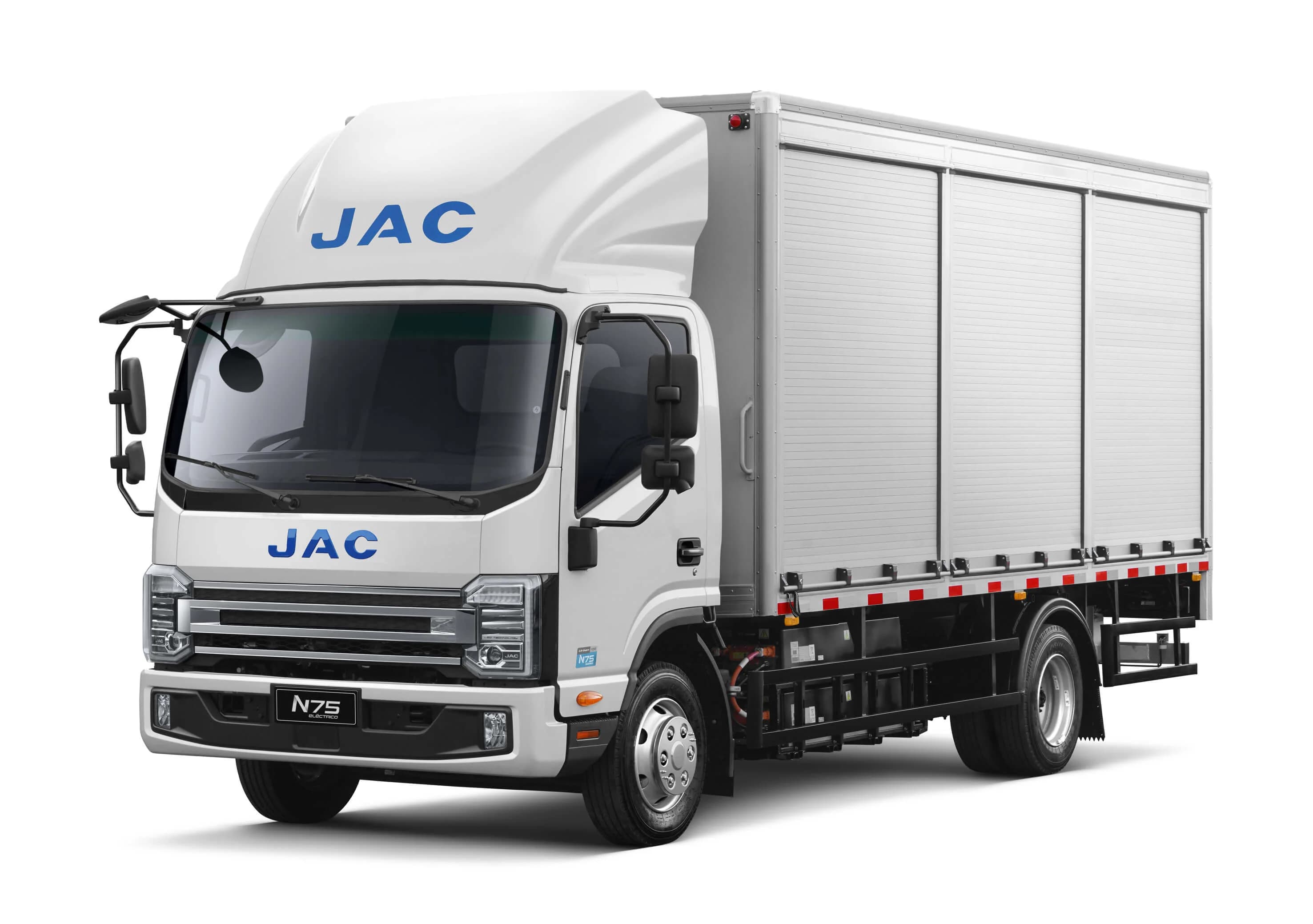 Jac Trailers Dercomaq lanza camión mediano y eléctrico JAC N75 Urban